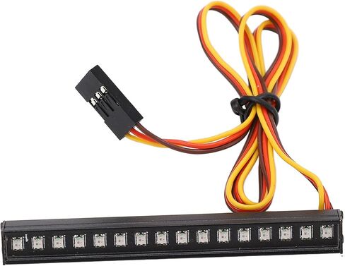 شريط إضاءة RC، 16LED من سبائك الألومنيوم دائرة متكاملة ضوء فائق السطوع 8 تأثيرات إضاءة أضواء السقف لسيارات RC 1/18 in Saudi Arabia