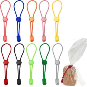 10PCS Clay Bag Ties, Adjustable Elastic Pottery Trimming Clay Bag Tie Colorful Pottery Straps Ceramic Tool Strap for Closure & Organization Sculpting Enthusiasts Artist in Saudi Arabia