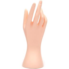 2pcs Female Mannequin Hand Jewelry Display Rack Woman Rings Display Stand Creative Plastic Hand Model Stand for Bracelets Watches and Gloves 9.05X3.54X2.95In in Saudi Arabia