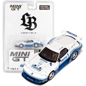 Mazda RX-7 LB-Super Silhouette White x Blue LB Blister Packaging LBWK Diecast Model Car in Saudi Arabia