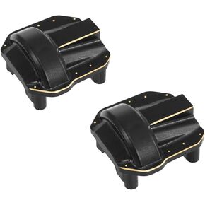 SCX10 II Brass Diff Covers 76g Front & Rear AR44 Axle Differential Cover Set for Axial SCX10 II 90046 90047 1/10 RC Crawler Upgrade Parts in Saudi Arabia