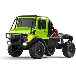 MN-333 1/18 نصف شاحنة RC الزاحف، Unimog U4000 4WD كامل النطاق على الطرق الوعرة RC Rock Crawler، 4x4 RC Car RTF سبيكة تسلق مركبة لهدايا الهوايات in Saudi Arabia