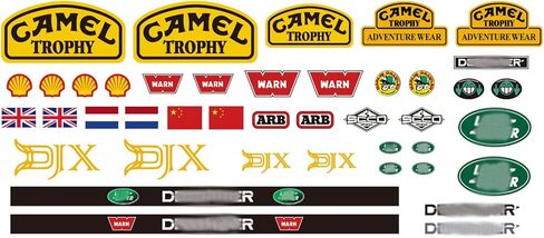 RC Car Water Transfer Printing Stickers Decal for Axial SCX10 SCX24 TRX4 TRX4M UTB18 Losi Arrma Etc 1/8 1/10 1/12 1/18 1/24 RC Car in Saudi Arabia