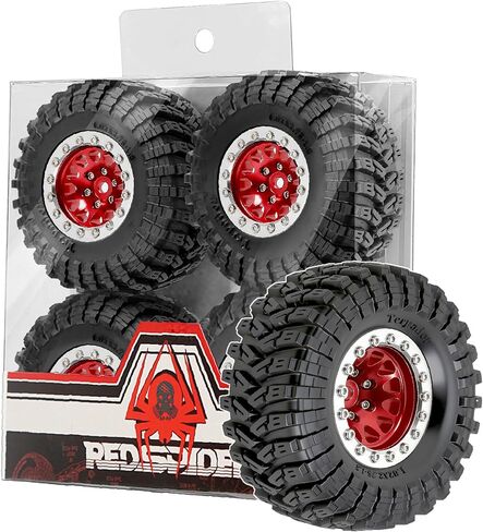 REDSPIDER•1.3'' Crawler Tires OD 2.75'' (4PCS) for 1/18 1/24 TRX4M SCX24 AX24 FCX18 FCX24 RC Crawler Car (Tires) in Saudi Arabia