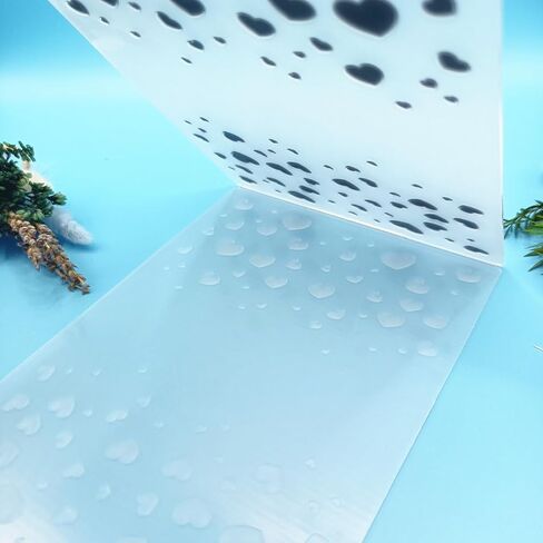 قلوب الحب محكم الانطباعات 3D المجلدات النقش البلاستيكية لصنع بطاقة DIY سكرابوكينغ بطاقة ألبوم الصور والديكور ورقة الحرف اليدوية (5x7 بوصة) in Kuwait
