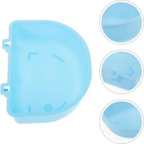 TOYANDONA Plastic Hanging Pet Bowl for Cats and Dogs, Small Plastic Dog Bowl with Cage Hook, Practical Pet Food and Water Holder for Travel and Crate Use in Saudi Arabia