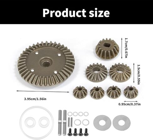 39T Differential Systems Kits Remote Control Car Differential Gear Transmission Systems for XV02 TT02 MB01 BT01 XM01 Model Vehicle Part in Kuwait
