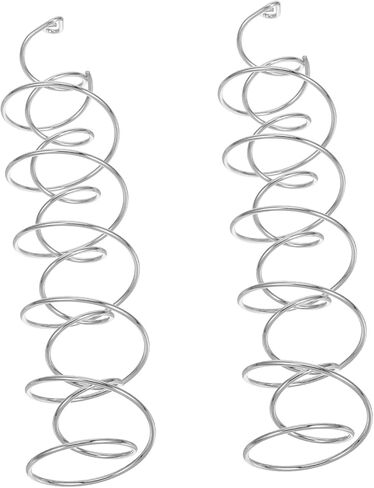 Happyyami 2pcs Spiral Wind Chime Parts for DIY Crafts Metal Hanging Swirls for Wind Spinners and Decor Weather-Resistant Design for Outdoor Use in Saudi Arabia