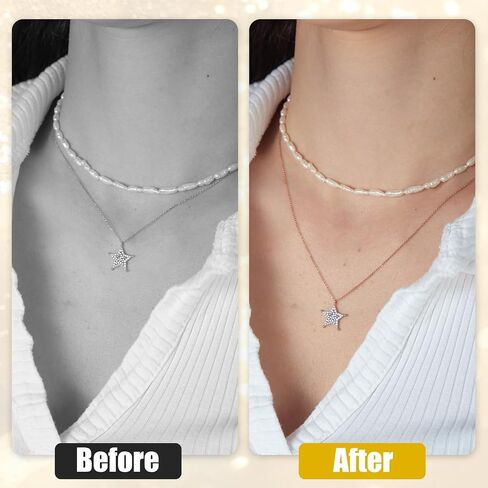 16 PCS Extension for Necklace 4 Size Bracelet Extender Jewelry Extenders Necklace Chain, Layer Necklaces Clasp Extender Extension Chain for Jewelry Making Necklaces Bracelet Anklet for Women in Saudi Arabia