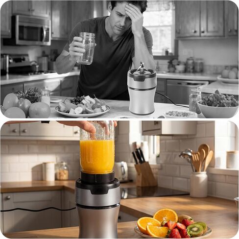 Adapter for Ninja BN301 Blender and Ball Wide-Mouth Mason Jar - Blend Directly in Glass Jar Replace Plastic Cup, Accessory for Ninja Nutri Blender Plus 900-Watt, Dishwasher Safe (Only Adapter) in Kuwait