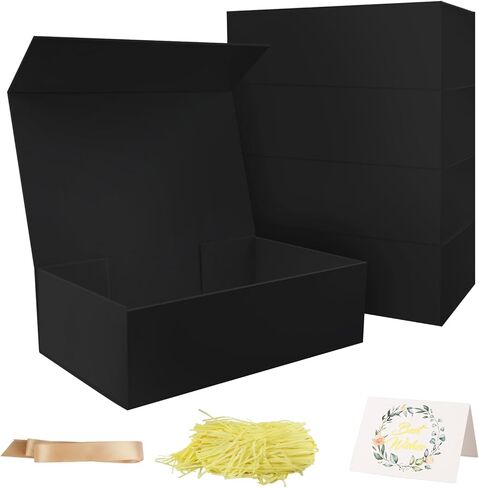 LumyHavver 9.5x6x3 inches Gift Boxes with Magnetic Closure,WHITE for Birthday and Holiday Gifts (WHITE, Pack of 1) in Saudi Arabia