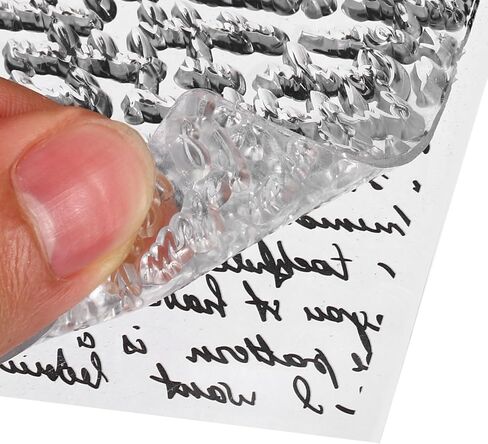 Transparent Silicone Stamps, 1 Pcs T1266 Text Background Clear Stamps for Card Making Decoration DIY Scrapbooking Embossing Album Decor Craft, Clear in Saudi Arabia