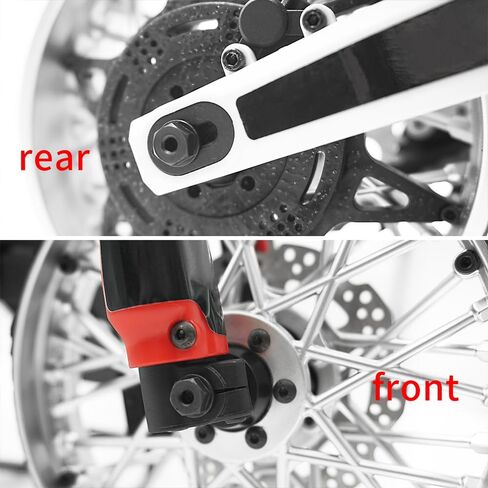 Front and Rear Wheel Axle Fixed Shaft Set for LOSI 1/4 Promoto-MX Motorcycle RTR Upgrade Parts in Saudi Arabia