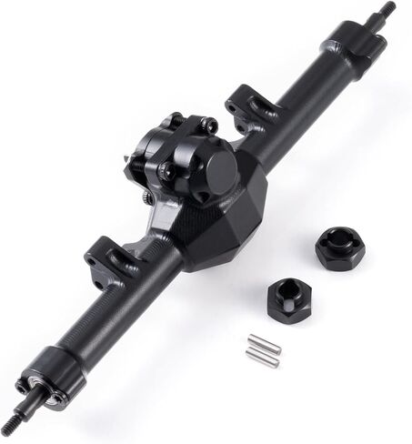 +4mm SCX24 Rear Axles Set Extended for Axial SCX24 Deadbolt Bronco JLU C10 Gladiator Base Camp Power Wagon 1/24 RC Crawler Car Upgrade Parts (Rear Axle) in Saudi Arabia