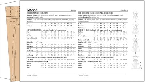McCall's M8556K5 Misses' Button Front Shirtdress Sewing Pattern Packet, Design Code M8556, Sizes 8-10-12-14-16 in Saudi Arabia