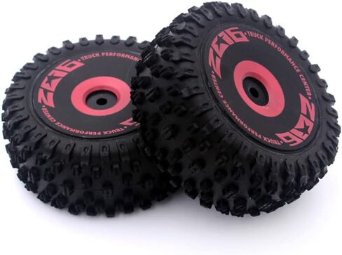 KingVal Replacement 2PCS Durable Rear Tire Wheel Tyre RC Parts Compatible with WLtoys 124016 RC Car in Saudi Arabia