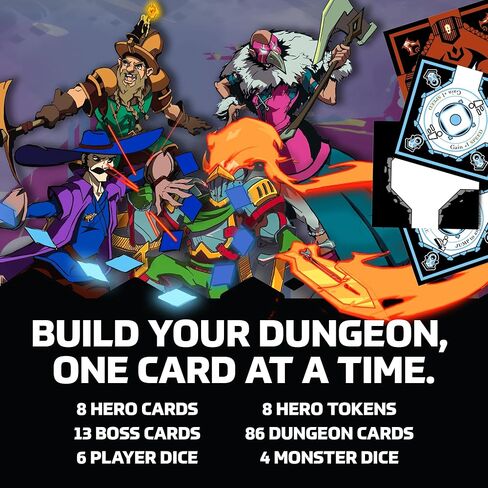 Shuffle Dungeons Board Game – Solo and Co-op Dungeon Crawler for 1–4 Players in Saudi Arabia