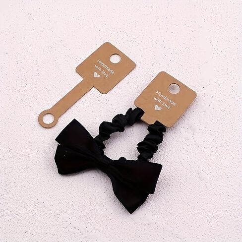 100PCS Jewelry Display Cards, Sturdy Self-Adhesive Packaging Cards with Clips, for Necklace Bracelet Earrings and Keychain Display, Khaki in Saudi Arabia