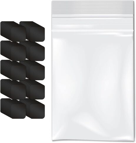 The Beadsmith Jewelry Anti-Tarnish Tabs and Resealable Zip Bags – 1x1" Non-Abrasive Tabs and 5x8" Clear Bags, for Long-Lasting Shine and Jewelry Protection, 100 of Each in Saudi Arabia