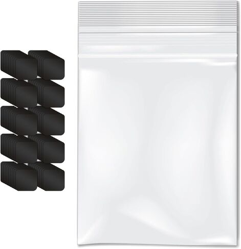 The Beadsmith Jewelry Anti-Tarnish Tabs and Resealable Zip Bags – 1x1" Non-Abrasive Tabs and 5x8" Clear Bags, for Long-Lasting Shine and Jewelry Protection, 100 of Each in Saudi Arabia