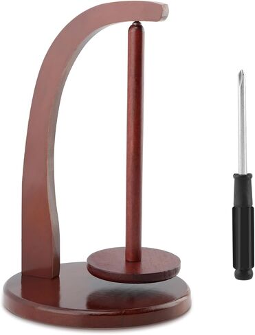 Yarn Holder for Knitting and Crocheting,Wooden Yarn Spinner for Crocheting(Edition:Round Chassis) in Saudi Arabia