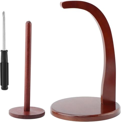Yarn Holder for Knitting and Crocheting,Wooden Yarn Spinner for Crocheting(Edition:Round Chassis) in Saudi Arabia