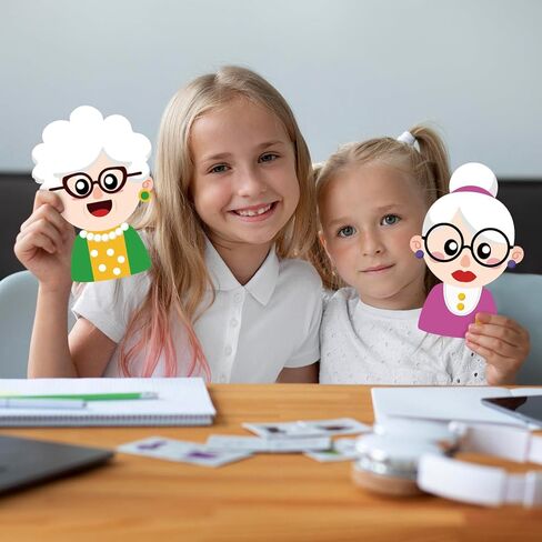 36 قطعة من الحرف اليدوية لعيد الأجداد السعيد - يوم 100 من ملصقات المدرسة، هدايا الأنشطة، مستلزمات الحفلات والديكورات in Kuwait