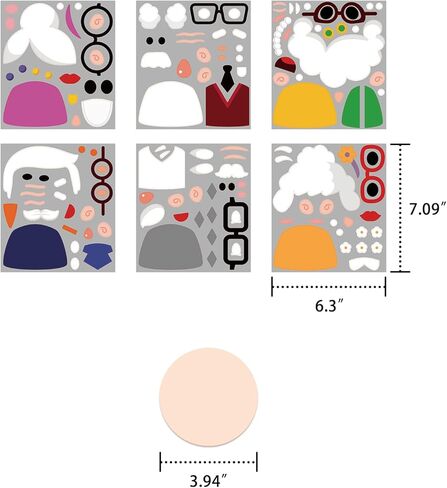 36 قطعة من الحرف اليدوية لعيد الأجداد السعيد - يوم 100 من ملصقات المدرسة، هدايا الأنشطة، مستلزمات الحفلات والديكورات in Kuwait