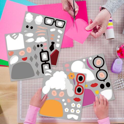 36 قطعة من الحرف اليدوية لعيد الأجداد السعيد - يوم 100 من ملصقات المدرسة، هدايا الأنشطة، مستلزمات الحفلات والديكورات in Kuwait