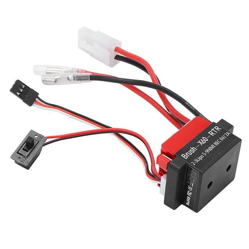 محرك RC المصقول، 540 درجة التواء عالية، وضع مزدوج منخفض الضوضاء، محرك مصقول منخفض الجهد 360A ESC لسيارات RC SUV(35T) in Kuwait