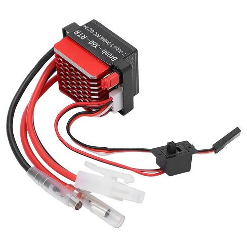 محرك RC المصقول، 540 درجة التواء عالية، وضع مزدوج منخفض الضوضاء، محرك مصقول منخفض الجهد 360A ESC لسيارات RC SUV(35T) in Kuwait