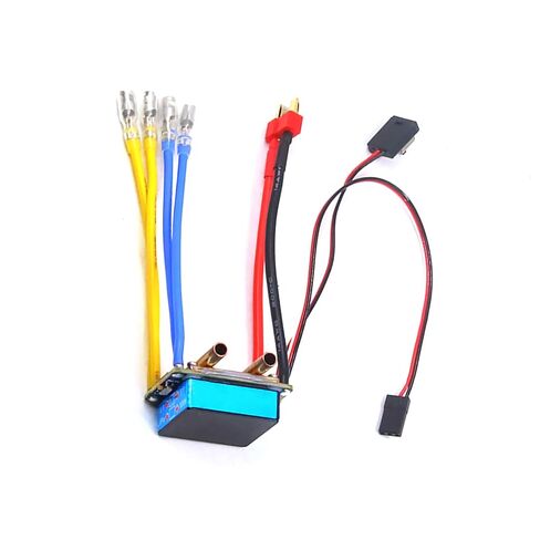 Brushed ESC Dual Motor Speed Controller High Voltage Waterproof for 380 540 550 775 Brushed Motor RC Car in Saudi Arabia