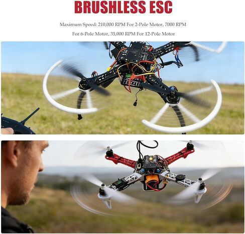 2-4S Brushless ESC 40A for RC Helicopter and for Multi-axis Aircraft, Speed Controller with 5V 3A BEC in Saudi Arabia