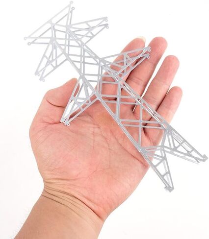 Model N Scale 1:160 Miniature Electric Transmission Tower Model ABS Plastic Power Line Tower (2) in Saudi Arabia