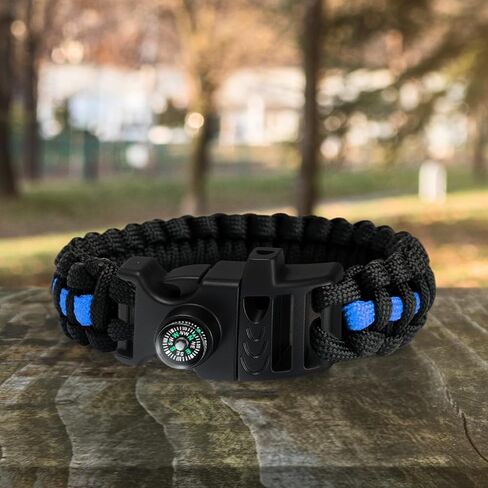 50 Pcs Compass Buckle Clips Plastic Paracord Buckles Bracelets Accessories for Camping Travel Emergency Survival in Saudi Arabia