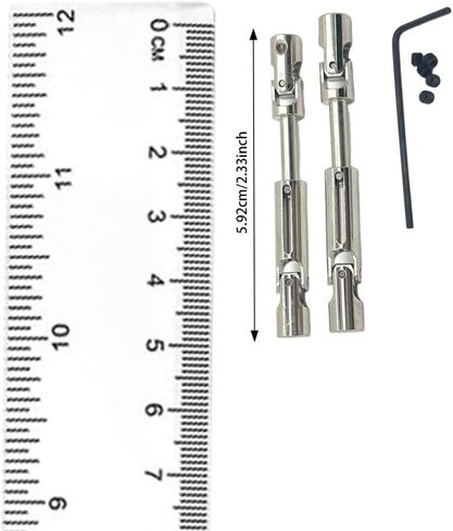 1/12 RC Car Metal Drive Shaft Upgrade, MN98 MN99S, Front and Rear Transmission Shaft Replacement Accessories in Kuwait