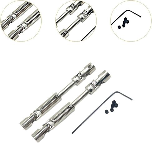 1/12 RC Car Metal Drive Shaft Upgrade, MN98 MN99S, Front and Rear Transmission Shaft Replacement Accessories in Kuwait