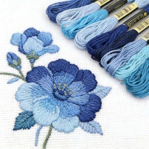 8 Skeins Embroidery Thread, Embroidery Floss Set, Gradient Friendship Bracelets Floss, Craft Floss, Cross Stitch Threads for Hand Embroidery, Sewing Jewelry (Brown Color) in Saudi Arabia