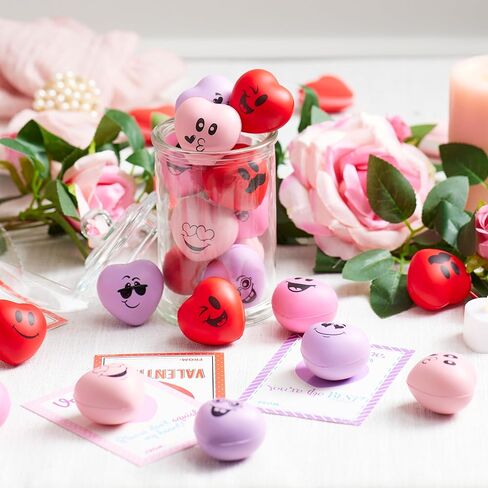 JOYIN 28 Pcs Valentine’s Day Heart Shape Stress Ball with Cards Stress Relief Fidget Toy for Valentine Party Favors, Classroom Prize Supplies, Valentine’s Greeting Cards, Valentine Exchange Gifts in Saudi Arabia