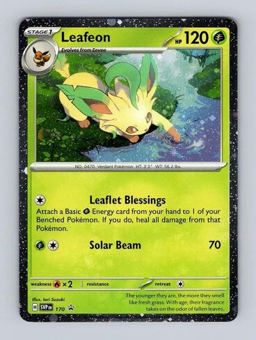 Leafeon - #170 - SV: البطاقات الترويجية Scarlet & Violet in Kuwait
