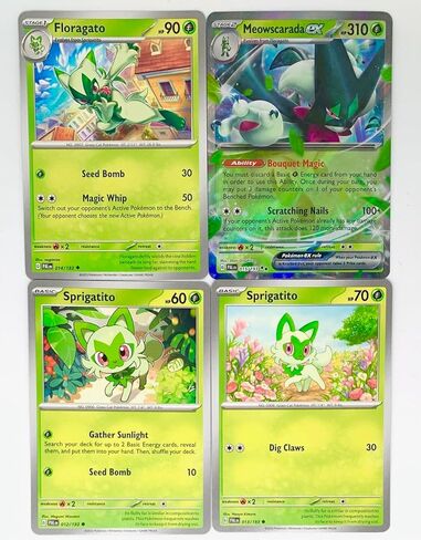 Meowscarada ex 015/193 - Paldea Evolved Double Rare - Pokemon Evolution Card Lot in Saudi Arabia