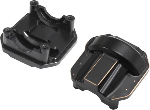 SCX10 II أغطية فرق نحاسية 76 جرام أمامي وخلفي AR44 مجموعة غطاء تفاضلي للمحور لمحور SCX10 II 90046 90047 1/10 RC أجزاء ترقية الزاحف in Saudi Arabia