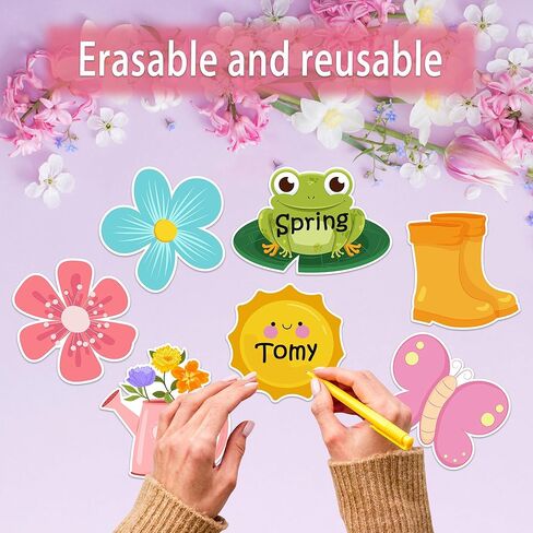 Lucleag 70 PCS Spring Cutouts for Bulletin Board Decoration, Spring Flowers Animals Floral Paper Cut-Outs for Springtime Easter Party Home Office Classroom Bulletin Board Wall Decorations in Saudi Arabia