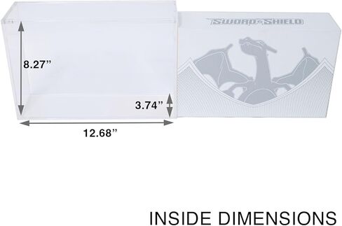 Platinum Protectors Premium Acrylic Display Case for Charizard Ultra Premium Collection UPC Boxes - Magnetic Top, Stackable, UV Protection in Saudi Arabia