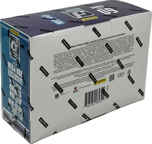2025 Panini Donruss Football Mega Trading Card Box (1 Memorabilia or Autograph Per Box)(Optic Rated Blue Scope Parallels) in Saudi Arabia