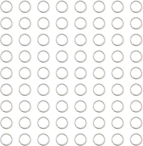 pson 400PCS Gold Jump Rings, 5mm Metal Connecting Rings, Split Rings for Jewelry, Necklace, Bracelet, DIY, Craft, Key Chains in Saudi Arabia