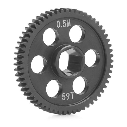 RC Car Spur Gear, daitoku 0.5M 57T Hardened Steel Main Gear for Arrma 4WD 1/18 Typhon Granite Mojave Grom RC Monster Truck in Saudi Arabia
