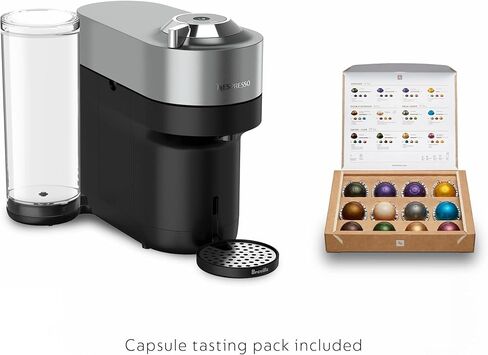 Nespresso Vertuo Pop+ Deluxe Coffee and Espresso Maker by Breville - Titan(Renewed) in Kuwait