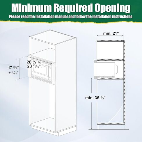 طقم أدوات ميكروويف NN-TK932SS مقاس 30 بوصة متوافق مع أفران الميكروويف من باناسونيك، لفرن ميكروويف 2.2 قدم مكعب، طقم أدوات ميكروويف مدمج من الفولاذ المقاوم للصدأ مقاس 30 بوصة لـ NN-SE9-S، NN-SD9-S، NN-SN9-S، NN-ST9-S in Kuwait