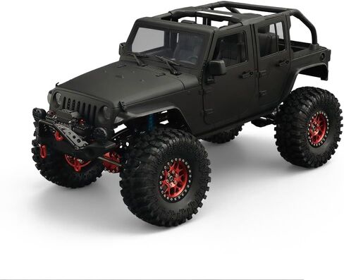 طقم هيكل صلب قابل للتحويل لسيارة جيب رانجلر 1/10 RC، لـ 1/10 RC Crawler TRX4 Axial SCX10 90046 90027 313 ملحقات تعديل هيكل قاعدة العجلات (أسود مطفي) in Saudi Arabia